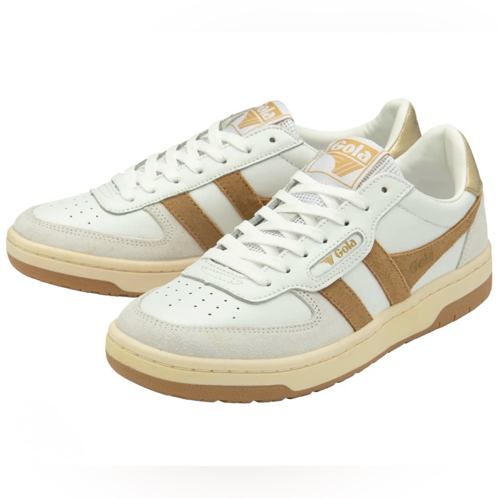 Gola Cream and Brown Sneakers